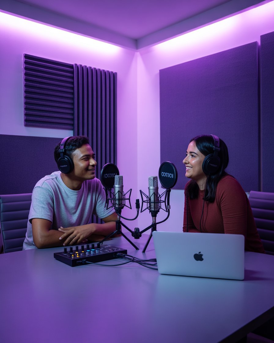 Podcast Studio at Vaiva Studios